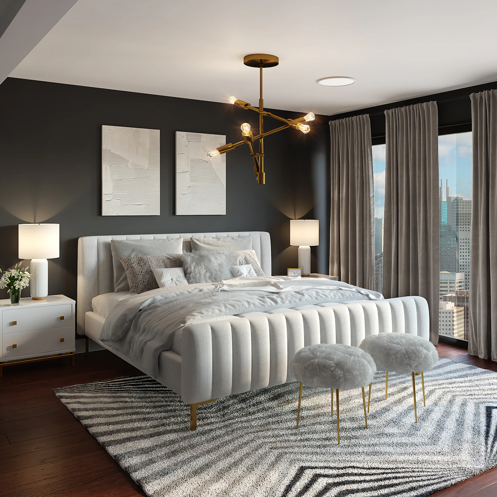 Chandel Royal Greens Villas - Master bedroom